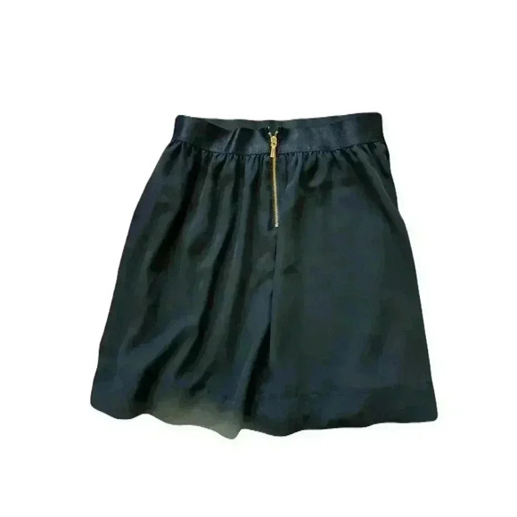 Women's Bebe Black Flowy Ballerina Skirt Size Small Zipper Back Elastic Wasit - Picture 2 of 5